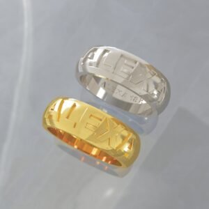 Anillo con nombre ( Código 0502 )