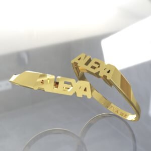 Anillo con nombre ( Código 0503 )