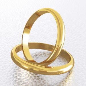 Argollas de matrimonio ( Estilo ingles. Código 0301 )