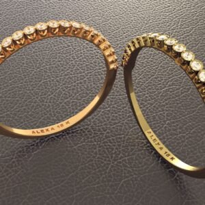 Medio cintillo corazon ( Código 0048 )